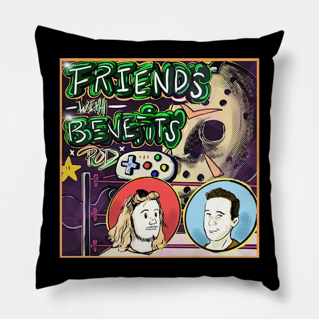 FWB Podcast Art Pillow by TN2M Shows Store