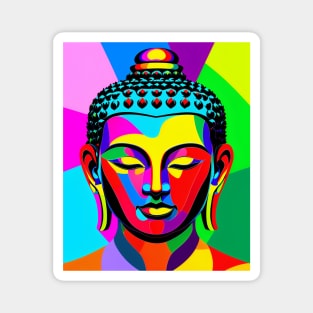 Buddha Pop Art Magnet