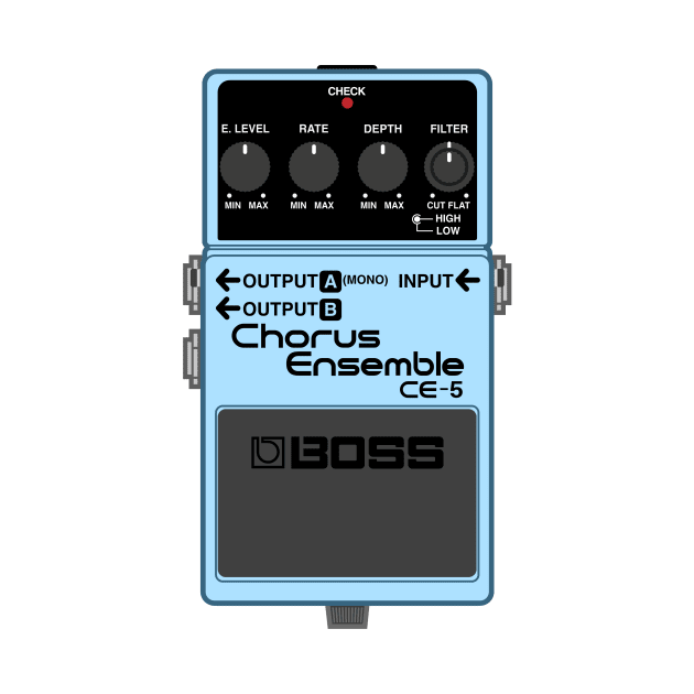 Boss CE-5 Chorus Ensemble Guitar Effect Pedal by conform