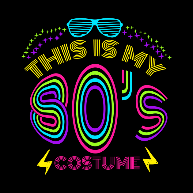 This Is My 80s Costume - Vintage Vaporwave T-Shirt by biNutz