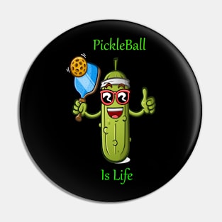 Pickleball Passion: Serving Up Life's Thrills With Your Pickle Ball Is Life Tee! Pin