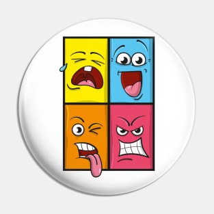 emoji faces Pin