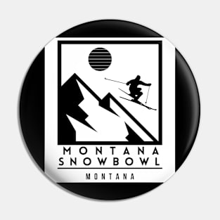 Montana Snowbowl ski Montana USA Pin