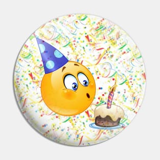 happy birthday emoji Pin