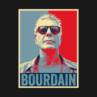 Bourdain Retro Hope Style T-Shirt