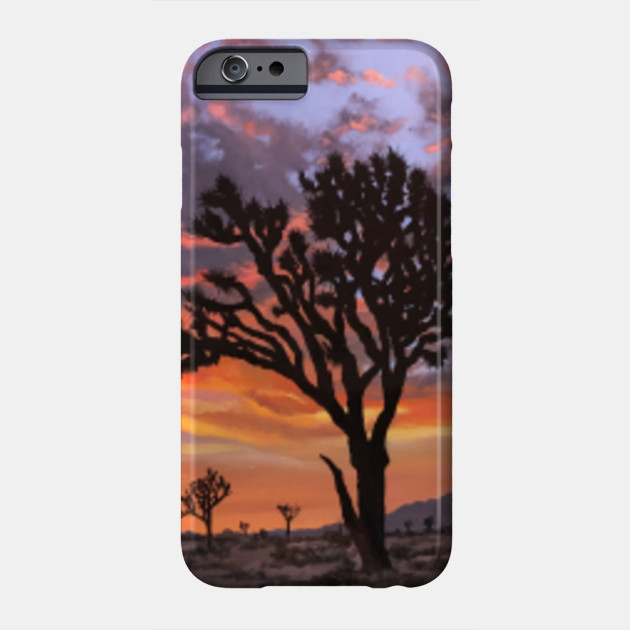 Joshua Tree Sunset Desert Phone Case Teepublic