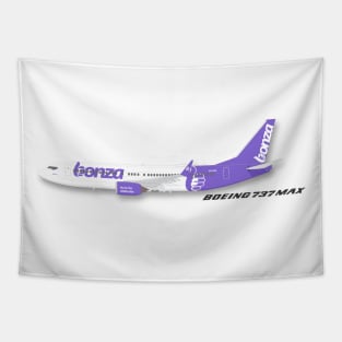 Boeing 737-max BONZA Airlines Tapestry