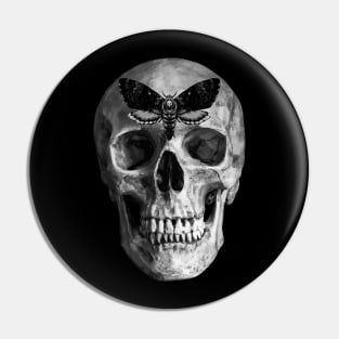 Death's Head Skull Pin