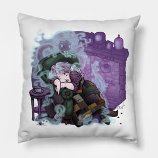 A ghostly visit Pillow