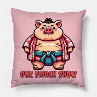 Sumo pig Pillow