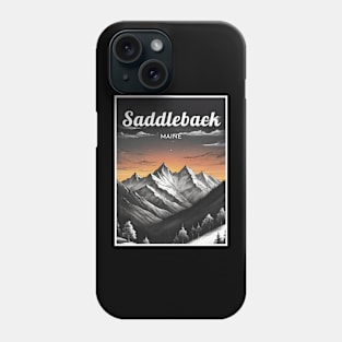 Saddleback maine usa ski Phone Case