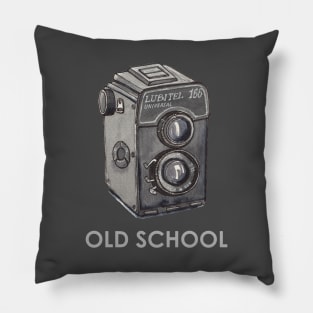 Old School Photography Pillow