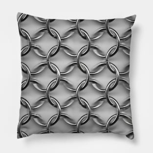 Chain Mail Pattern Pillow