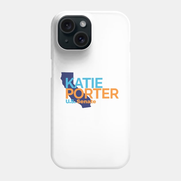 Katie Porter 2024 Election | California US Senate Political Phone Case by BlueWaveTshirts