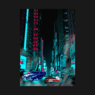 Car City Neon Synthwave T-Shirt