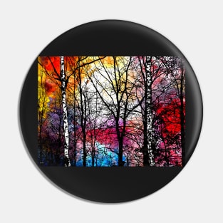 Tree Alley Colors Pin