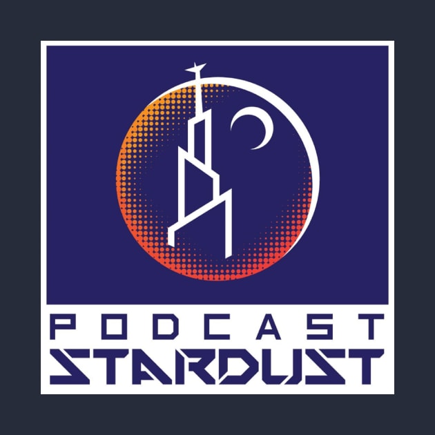 Podcast Stardust Blue with Multi-Pixel Logo by PodcastStardust