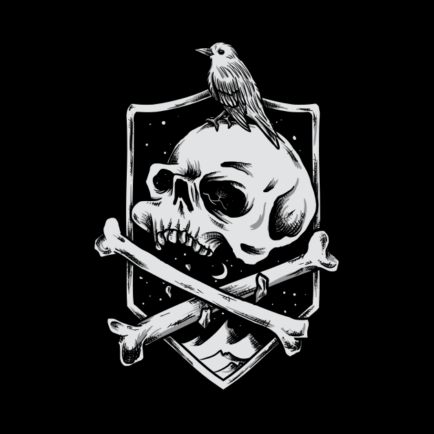 Bird and Skull by hairul