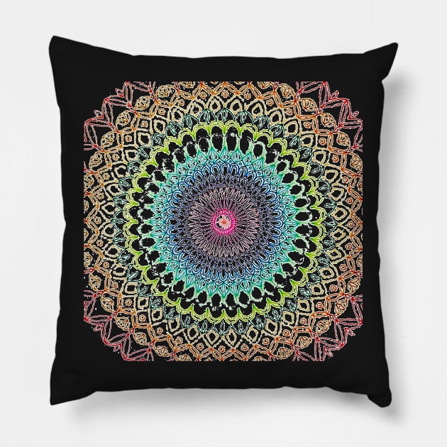 Colourful Pillow by Meher-Shiblee