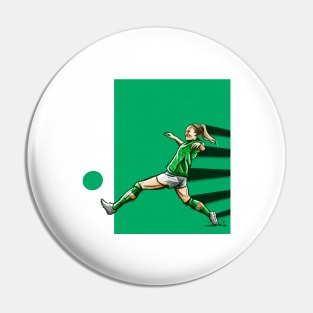 Louise Quinn - Ireland Womens National Team Football Artwork Pin