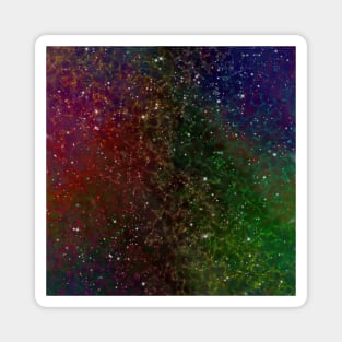 Deep Colorful Space Design Magnet