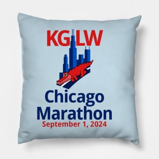 King Gizzard and the Lizard Wizard Chicago Marathon September 1, 2024 Pillow