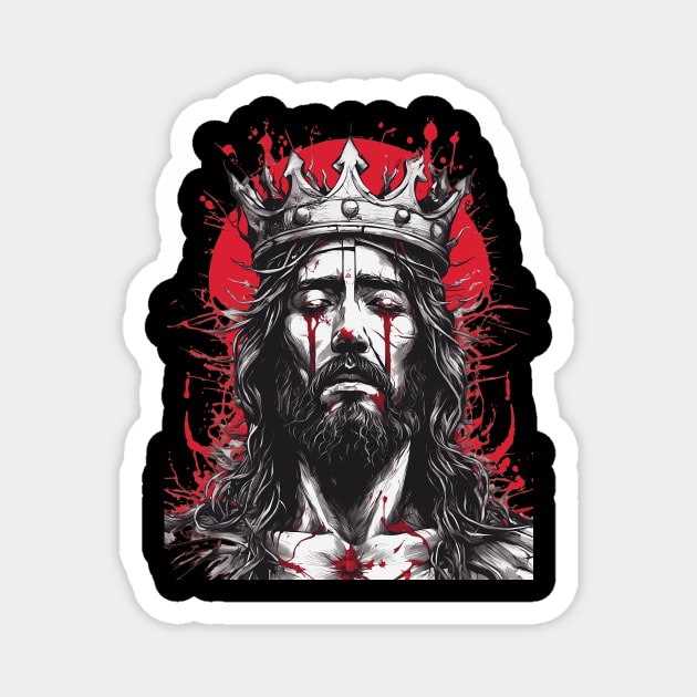 Jesus Christ the Man of Sorrows Magnet by animegirlnft