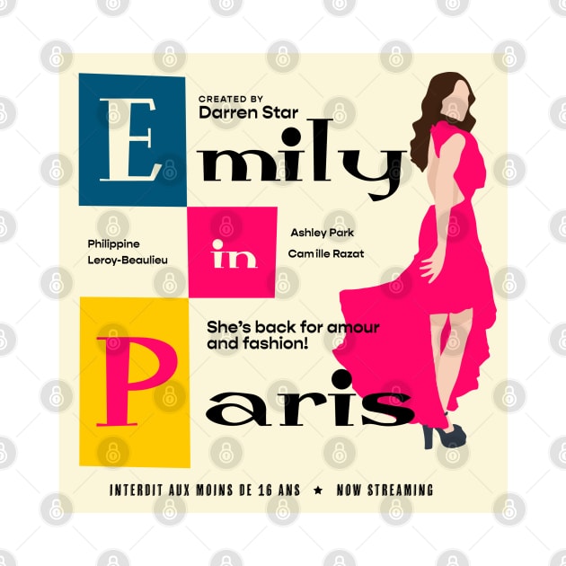 Emily in Paris Godard by chillstudio