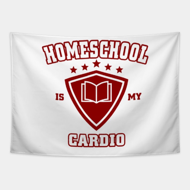 Homeschool is my cardio Tapestry by kirkomed