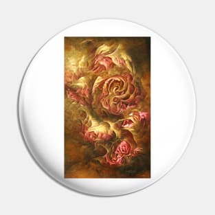 Baroque Flowers Pin