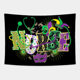 Mardi Gras Nurse Costume Carnival Party Rn Hospital Staff Tapestry