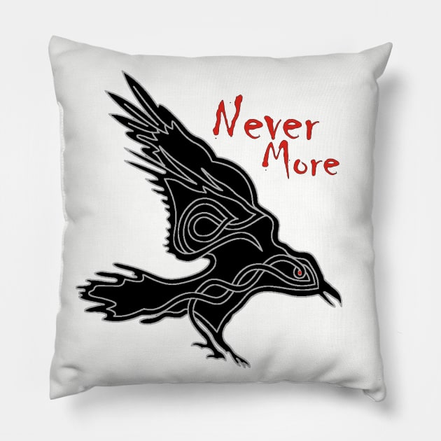 Raven Pillow by KnotYourWorld4