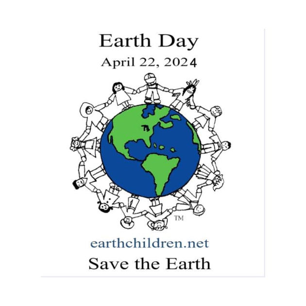 Earthchildren Earthday Logo 2024 by earthchildren.net