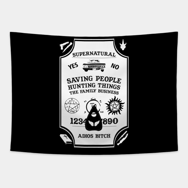 Supernatural Ouija Tapestry by kkotstore