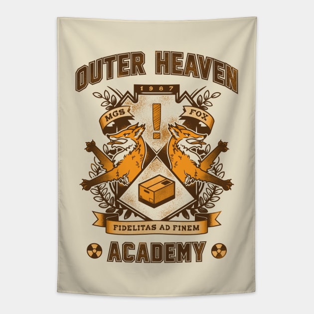 Outer Heaven Academy Tapestry by DCLawrenceUK