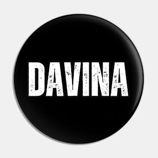 Davina Name Gift Birthday Holiday Anniversary Pin