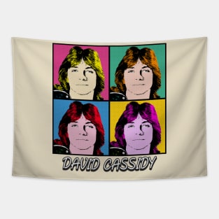 David Cassidy 80s Pop Art Style Tapestry