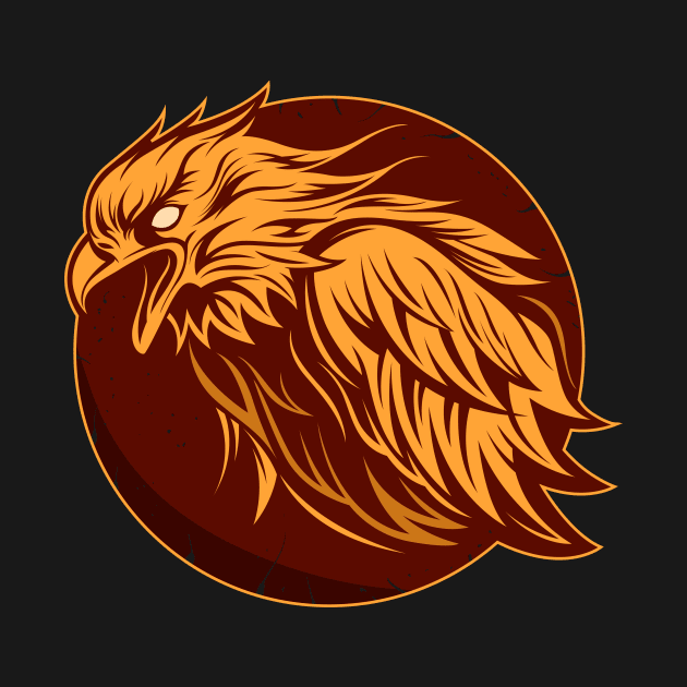 Flame eagle by Frispa