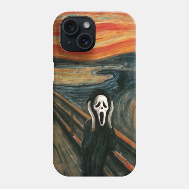 The Scream Parody Phone Case by bovaart