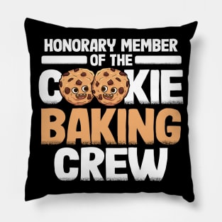 Funny Cookie Baking Crew Member Christmas Outfit Pillow