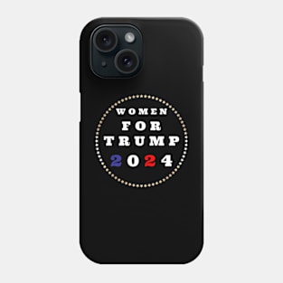 women for  trump. Phone Case