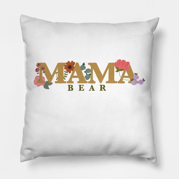 Mama Bear Pillow by missannagray