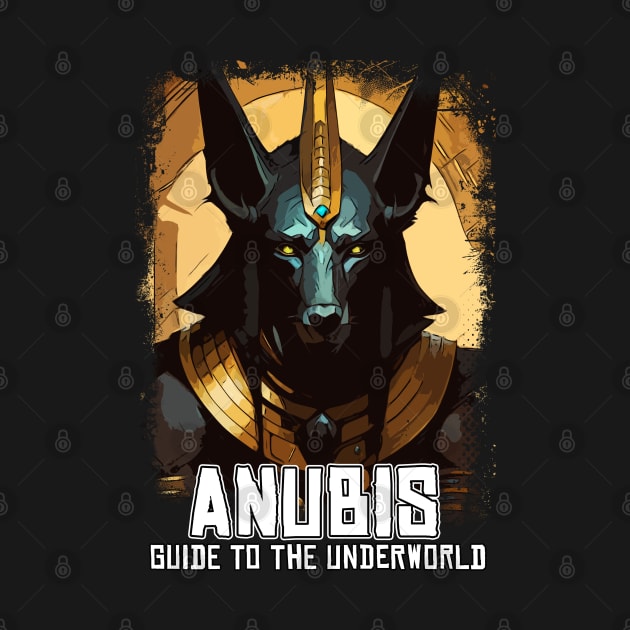 Anubis Ancient Egyptian God of Death by Naumovski