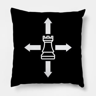 Chess - Rook movements Pillow