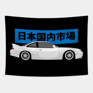 Nissan Silvia S14 Side View Tapestry