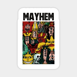 Monsters Party of Mayhem Magnet