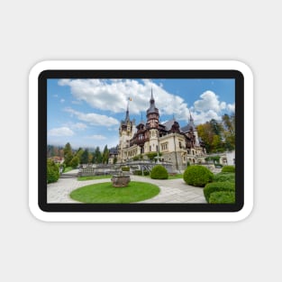 Peles castle in Sinaia, Romania Magnet