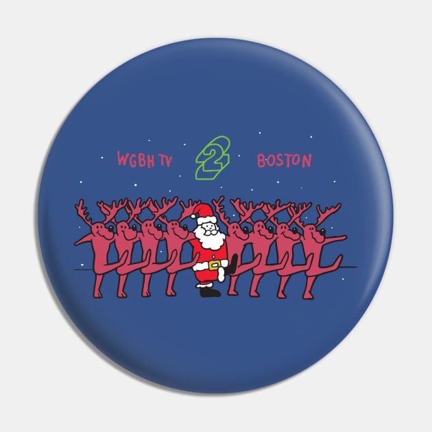 WGBH Boston Christmas Bumper (70's-80's) Pin by Chewbaccadoll