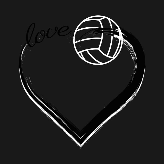 Cute Volleyball Gifts, Love Volleyball by 3QuartersToday