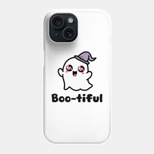 Boo-tiful | cute ghost with heart shaped eyes Phone Case